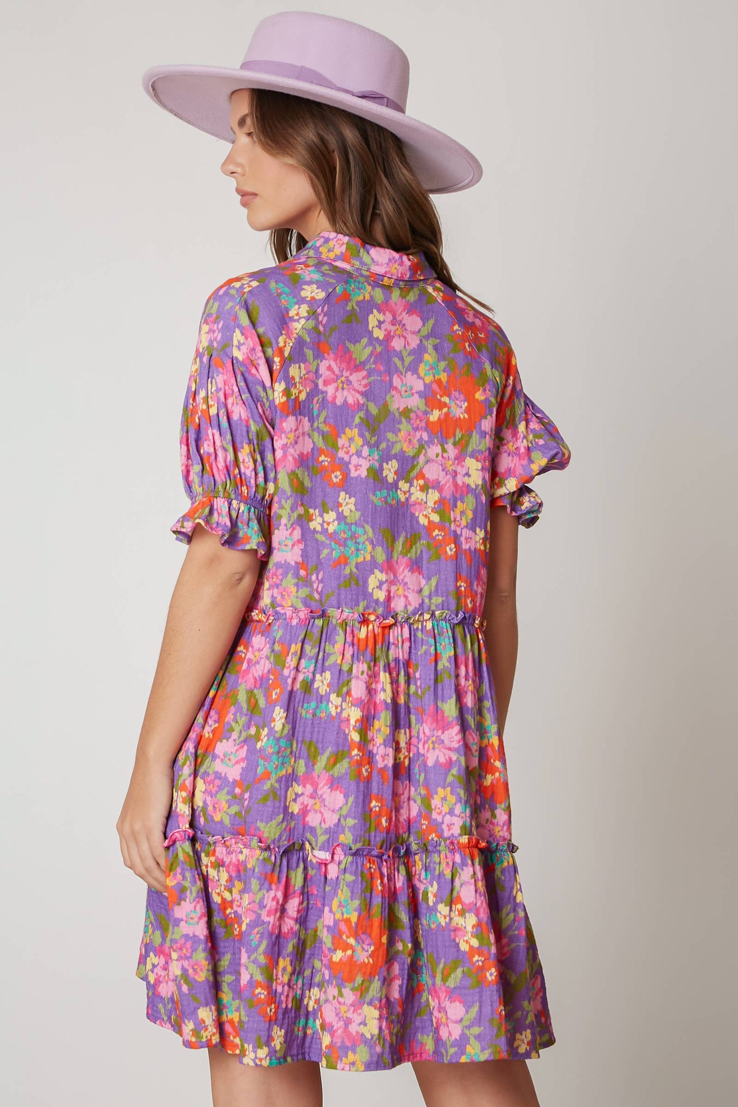 Georgia Floral Print Shirt Dress