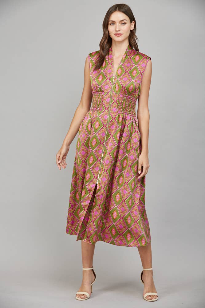 Twyla Zip Front Dress
