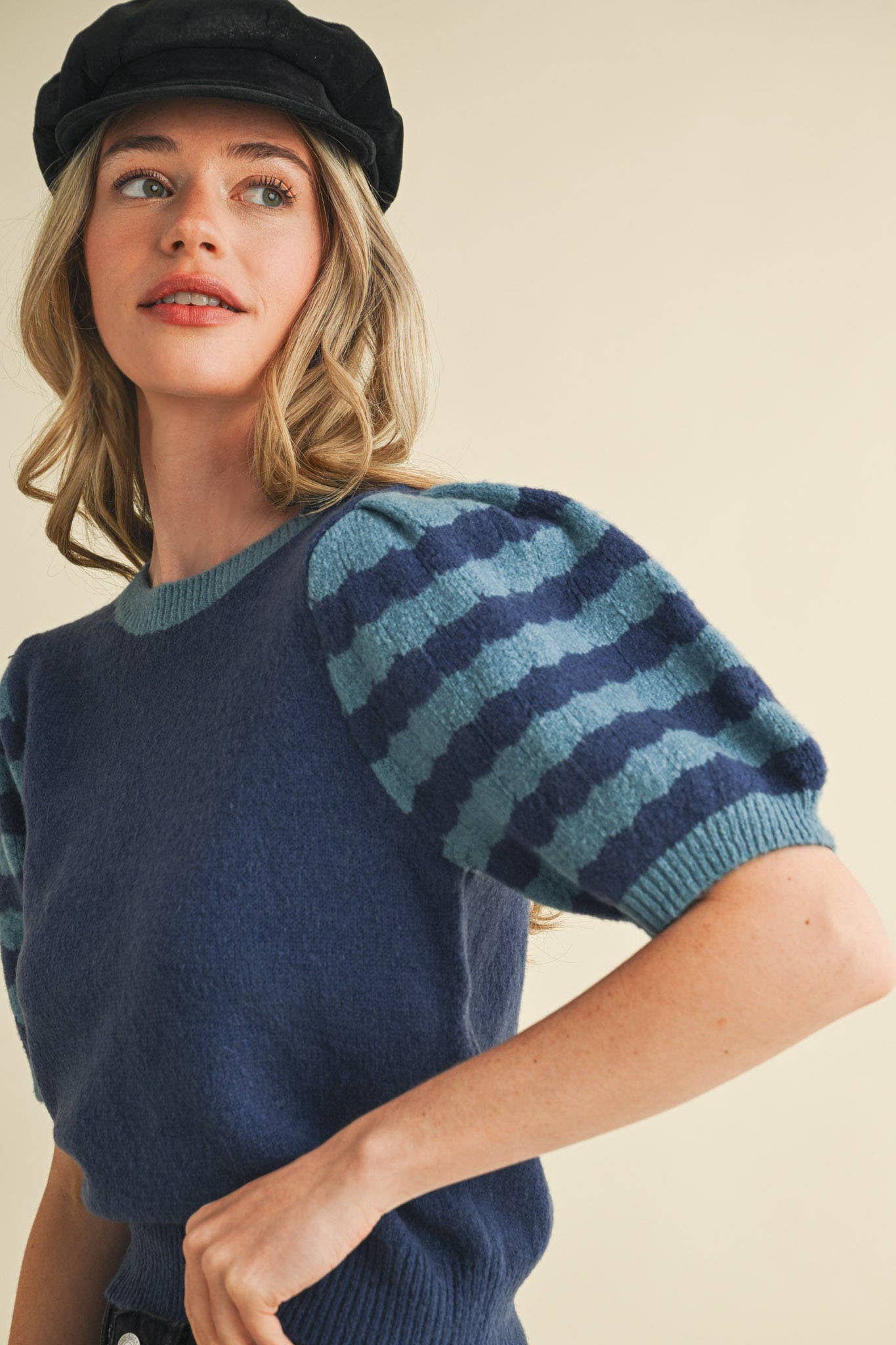 Indy Striped Sweater Top