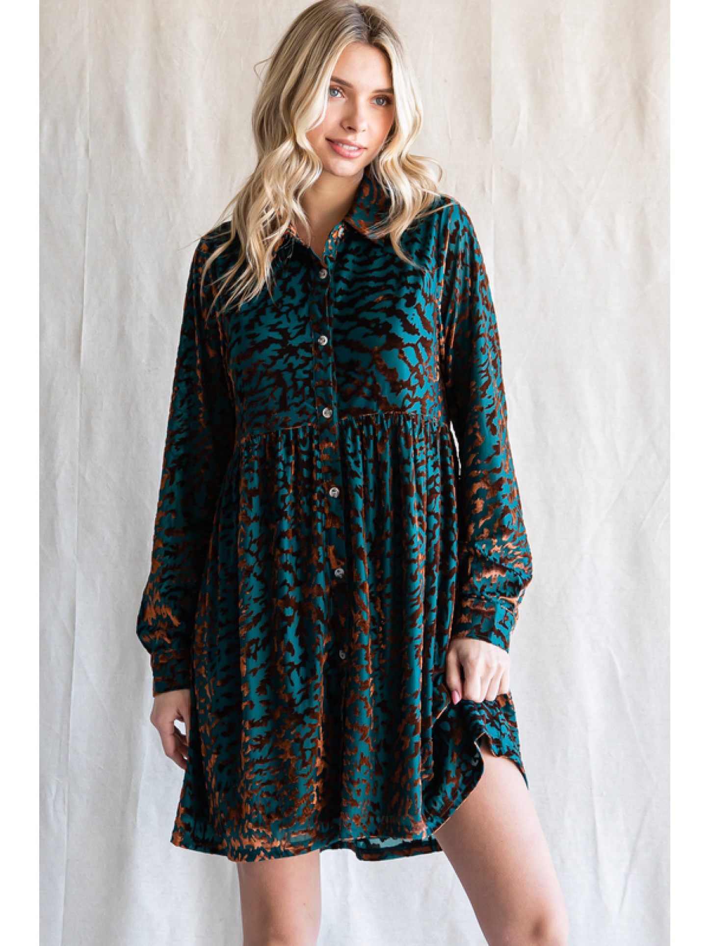 All Time High Velvet Dress