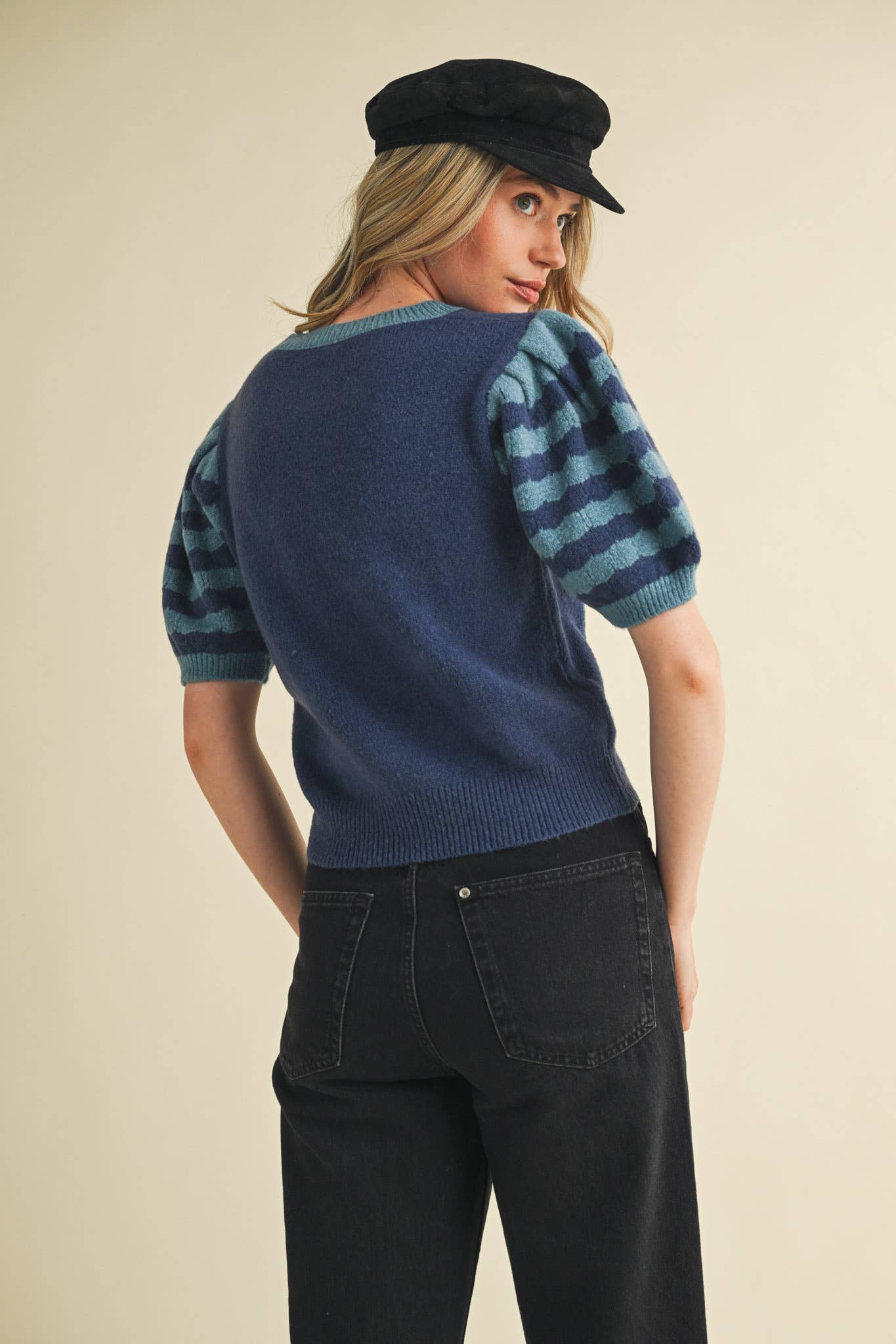 Indy Striped Sweater Top