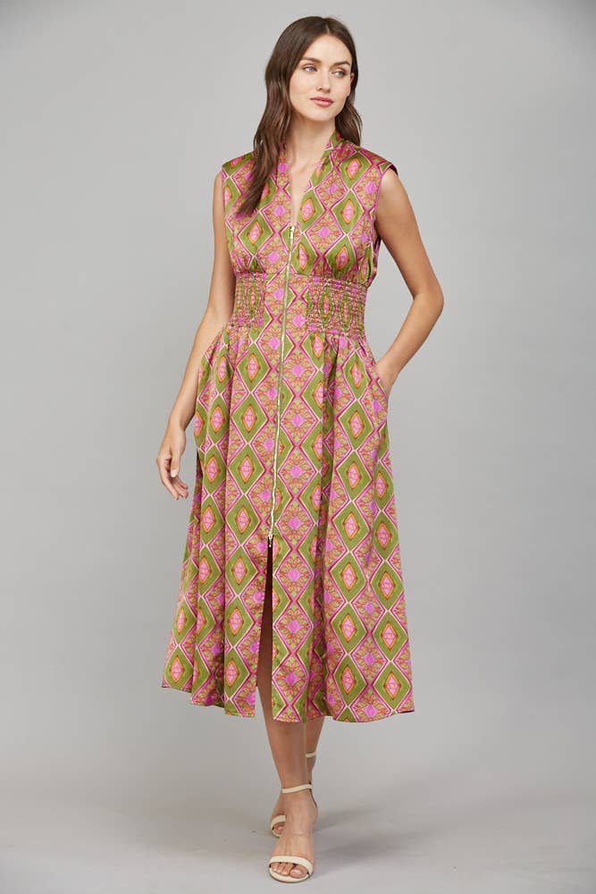 Twyla Zip Front Dress