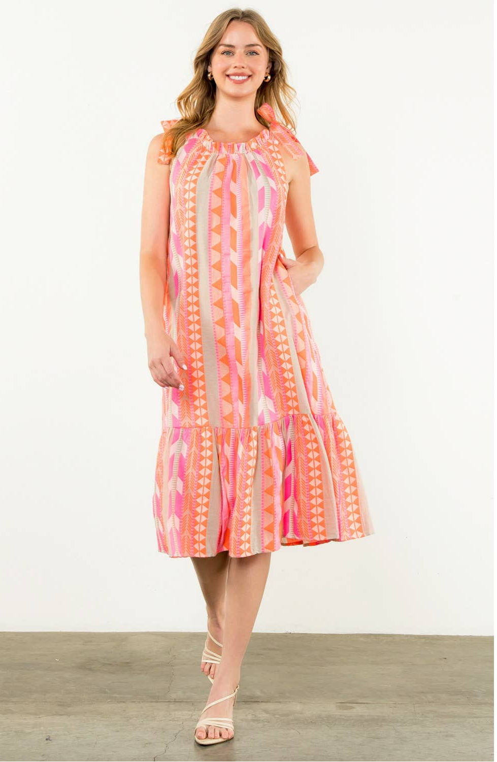 June Midi Dress: THML