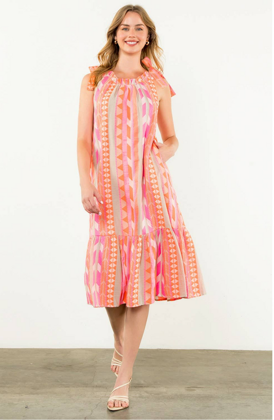 June Midi Dress: THML