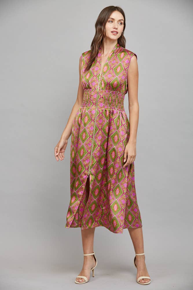 Twyla Zip Front Dress