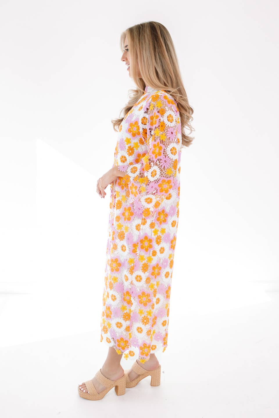The Hali Lace Midi Dress: J. Marie Collections