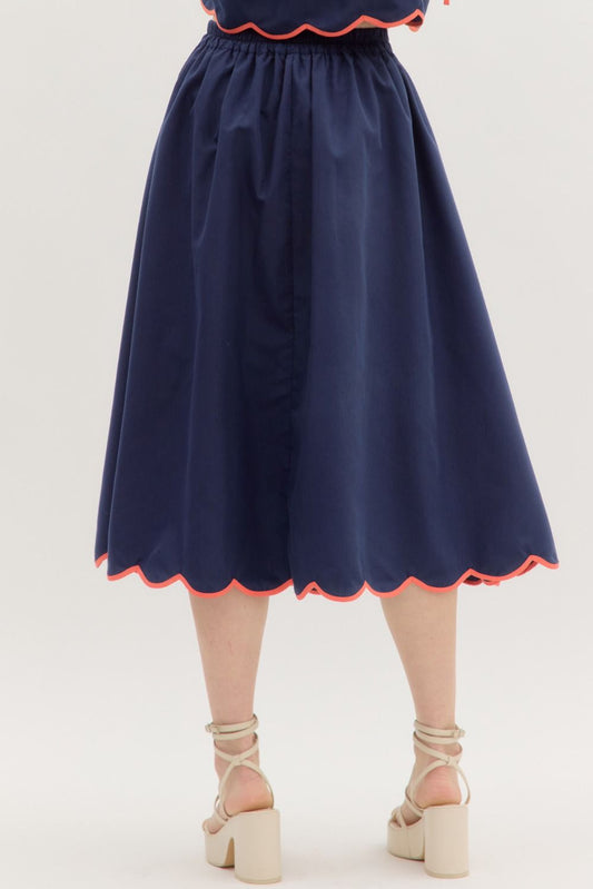 Totally Tulips Midi Skirt