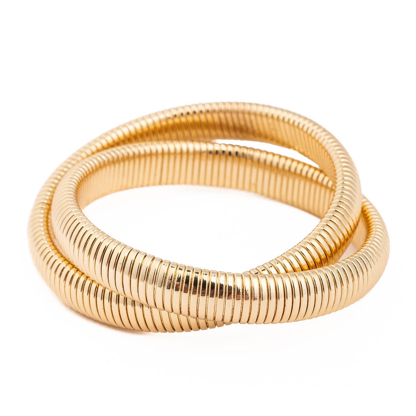 Bentley Coil Wrap Bangle Bracelet