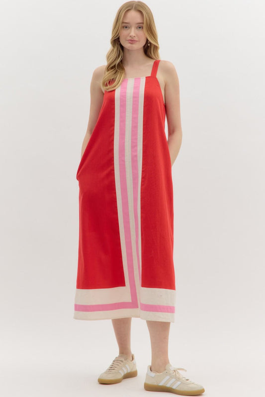 Porch Swing Color-Block Dress