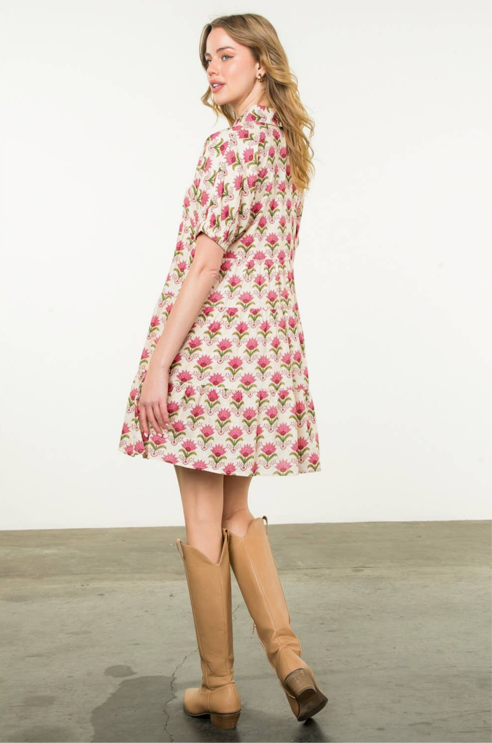 Liliana Floral Dress: THML