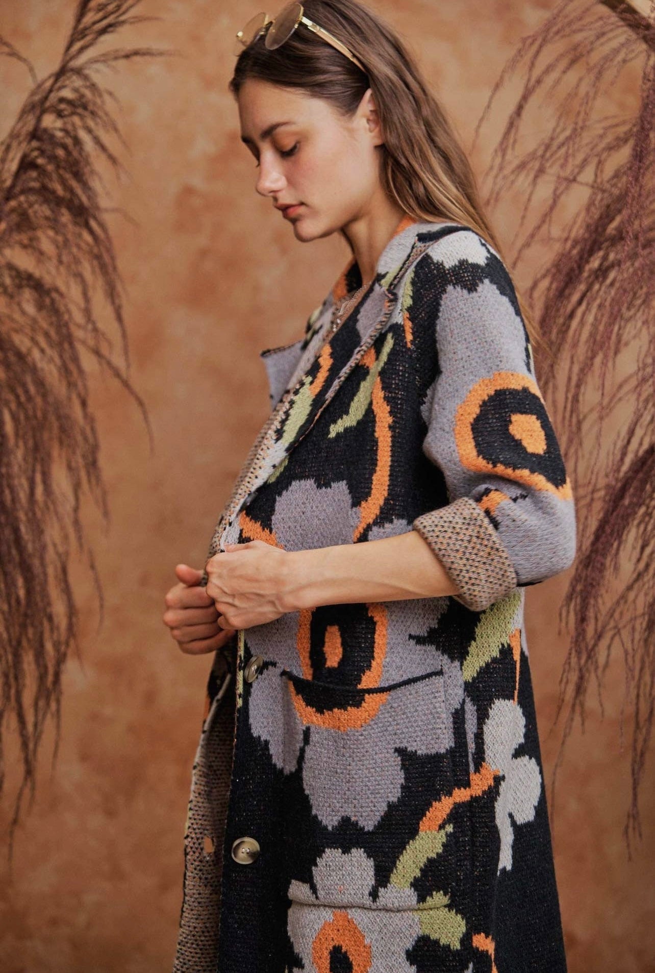 Sunday Chic Car Coat Cardigan Sweater