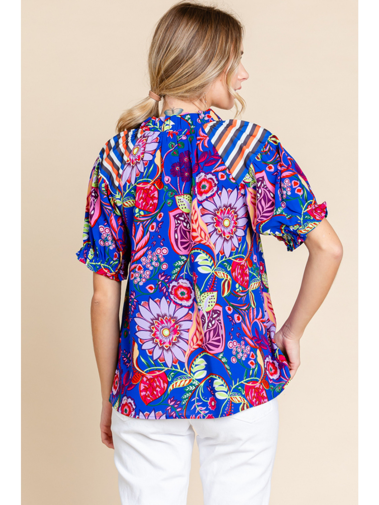 Happy Hacienda Floral Blouse