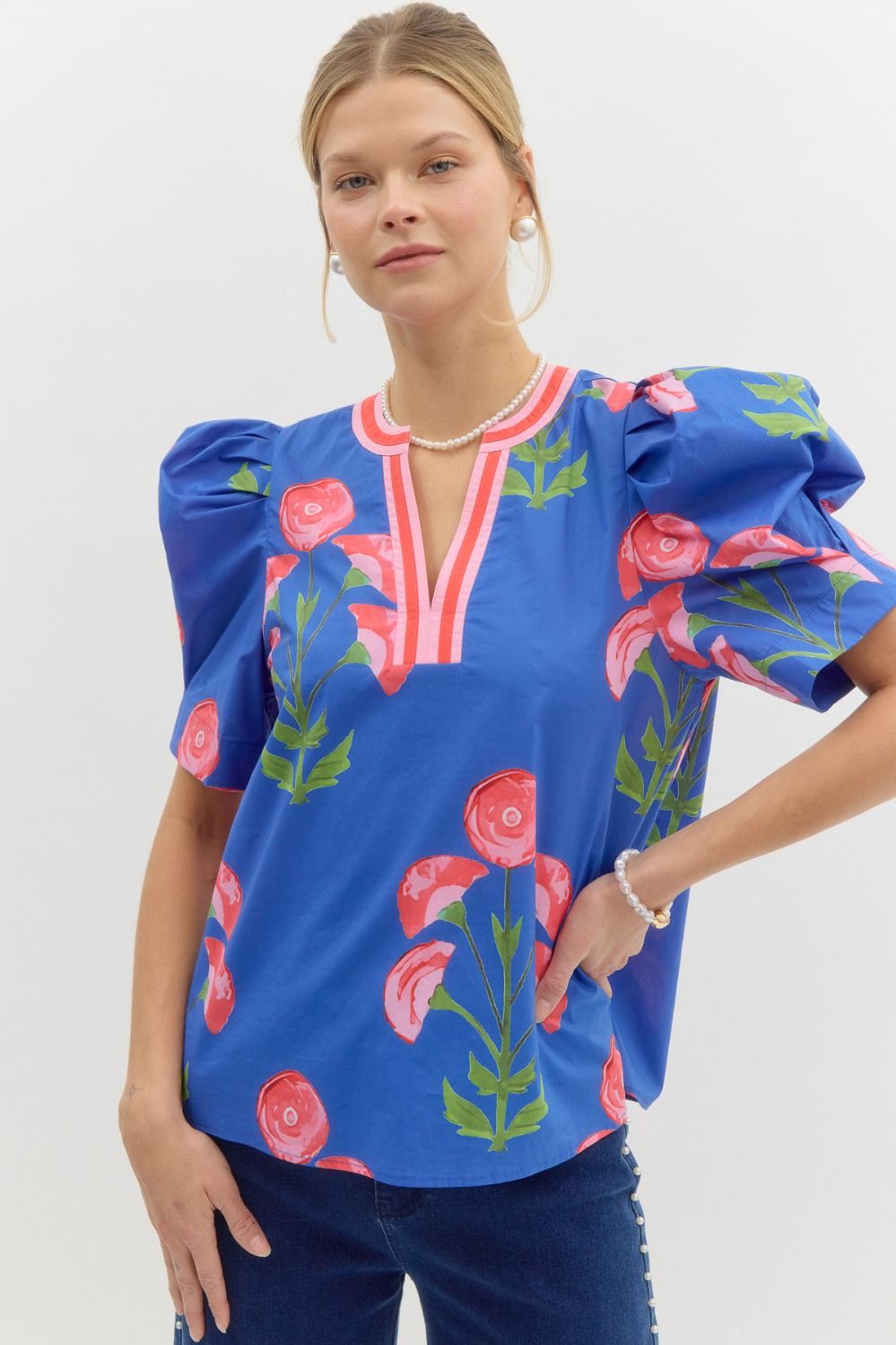 Little Miss Floral Top