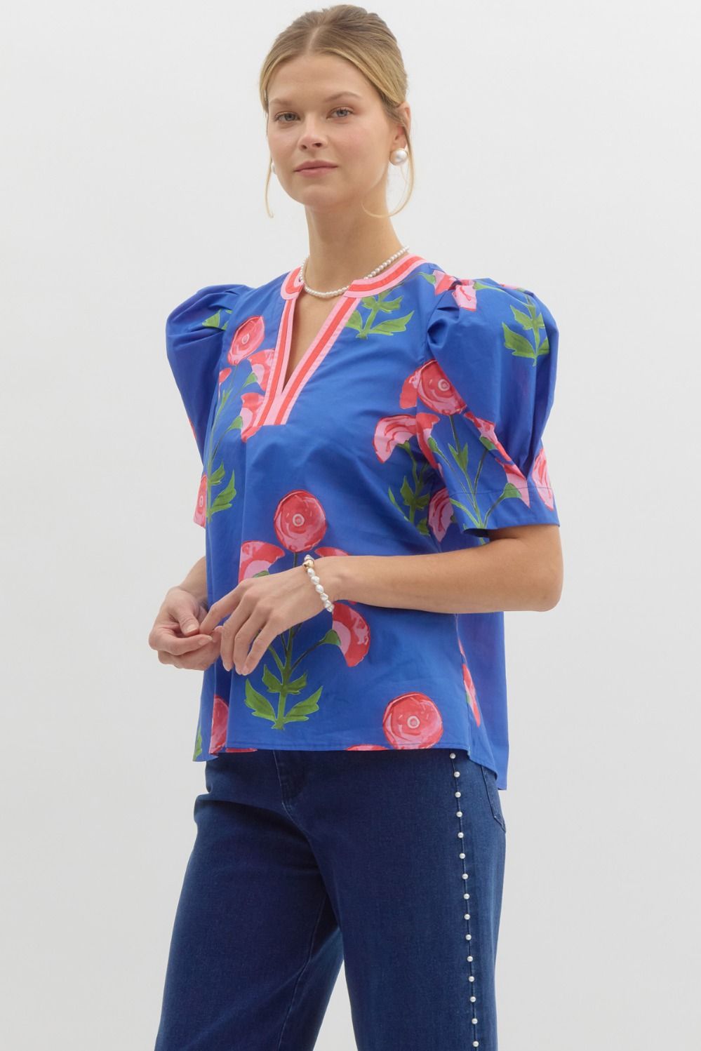 Little Miss Floral Top
