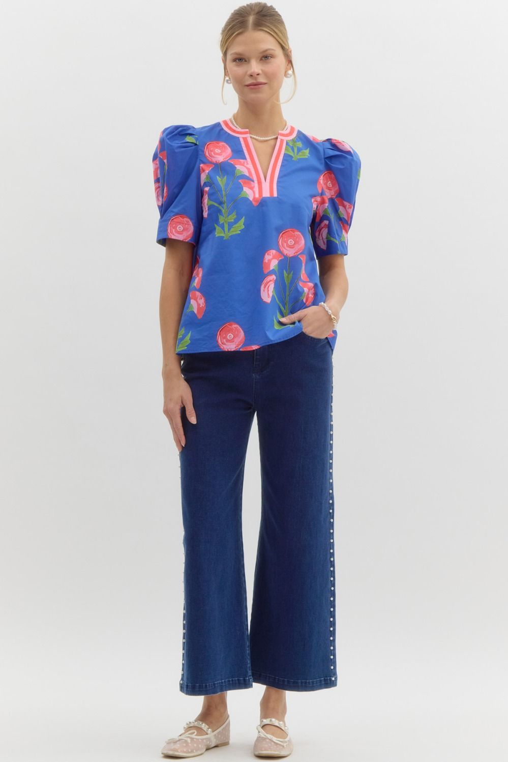 Little Miss Floral Top