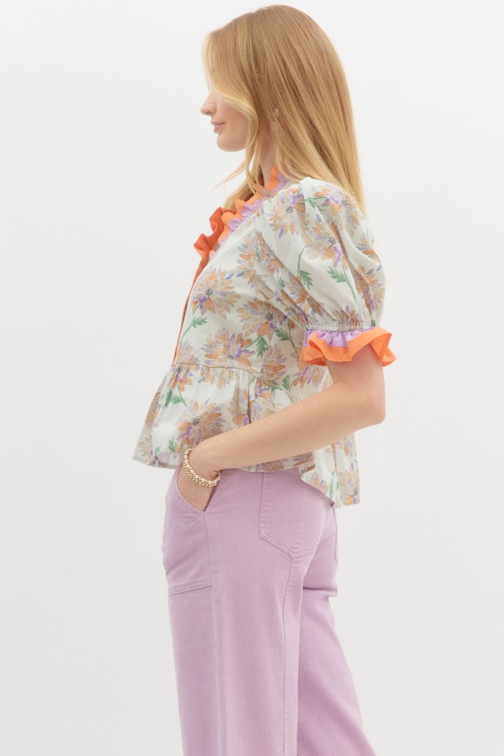 Faith Floral Top