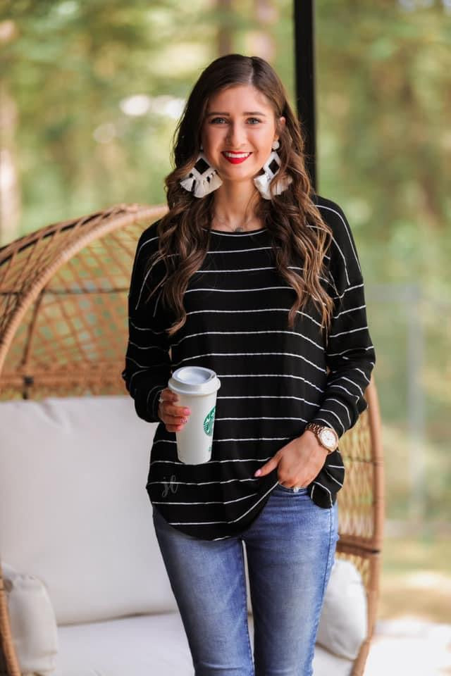 Sarah Striped Top (2 colors)
