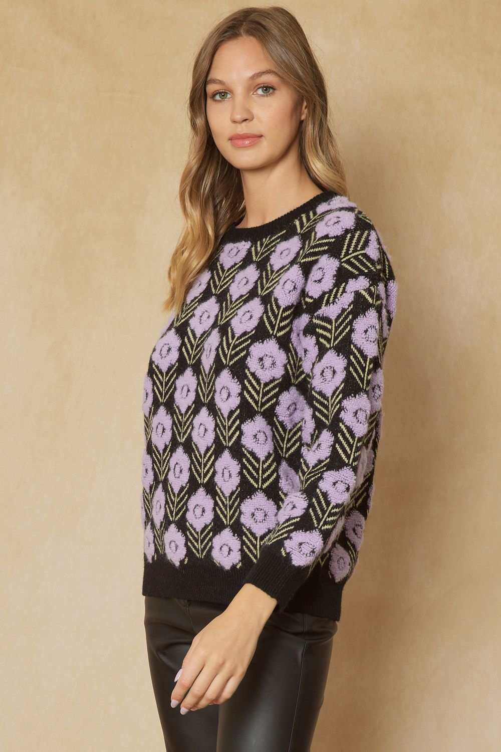 Lilac Blossoms Sweater