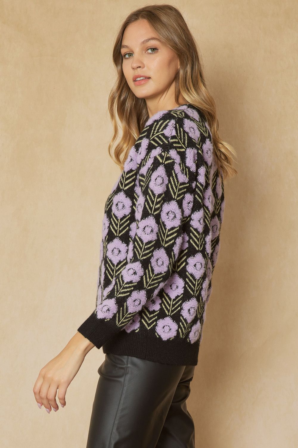 Lilac Blossoms Sweater