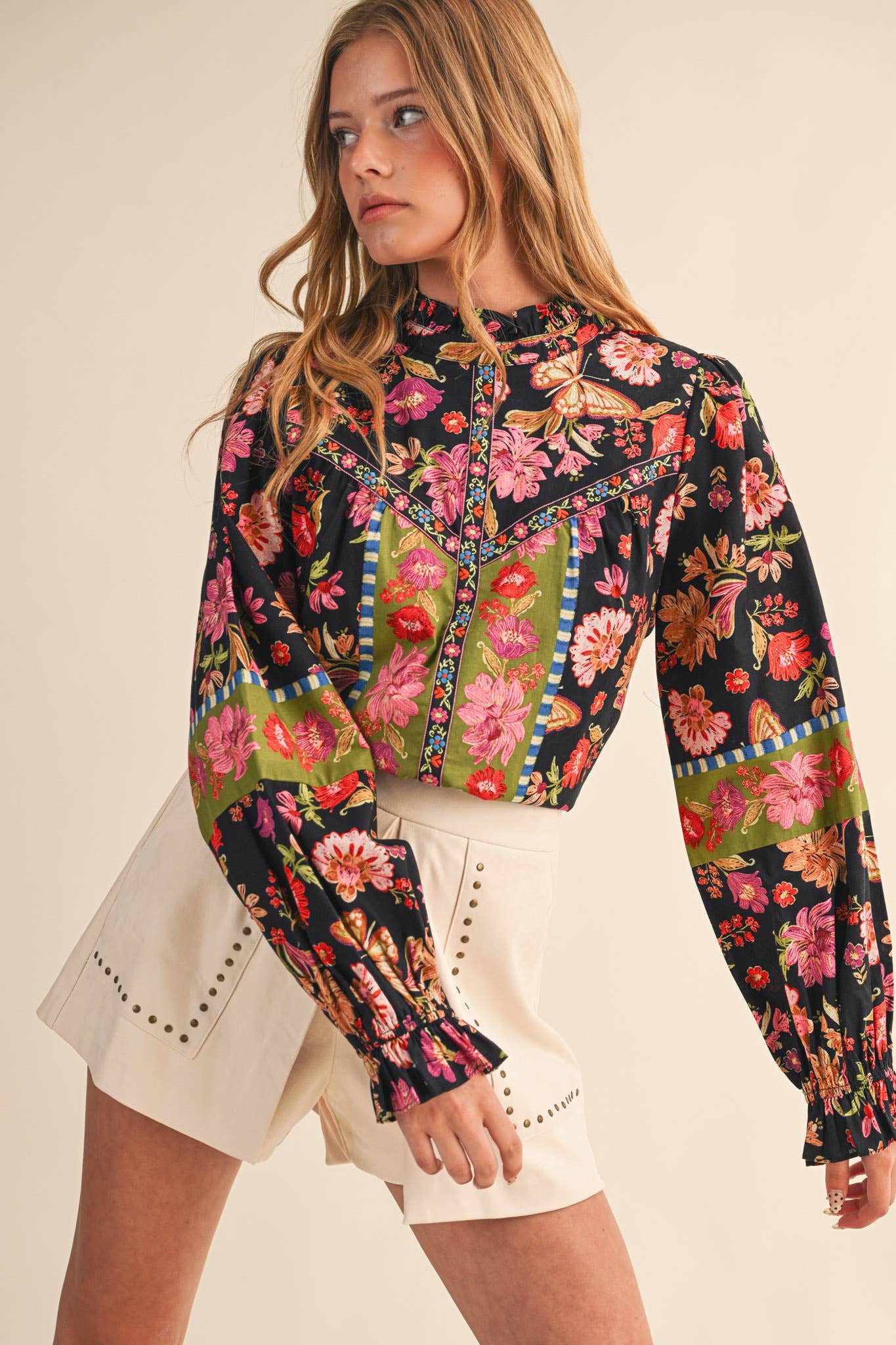 Celia Printed Top