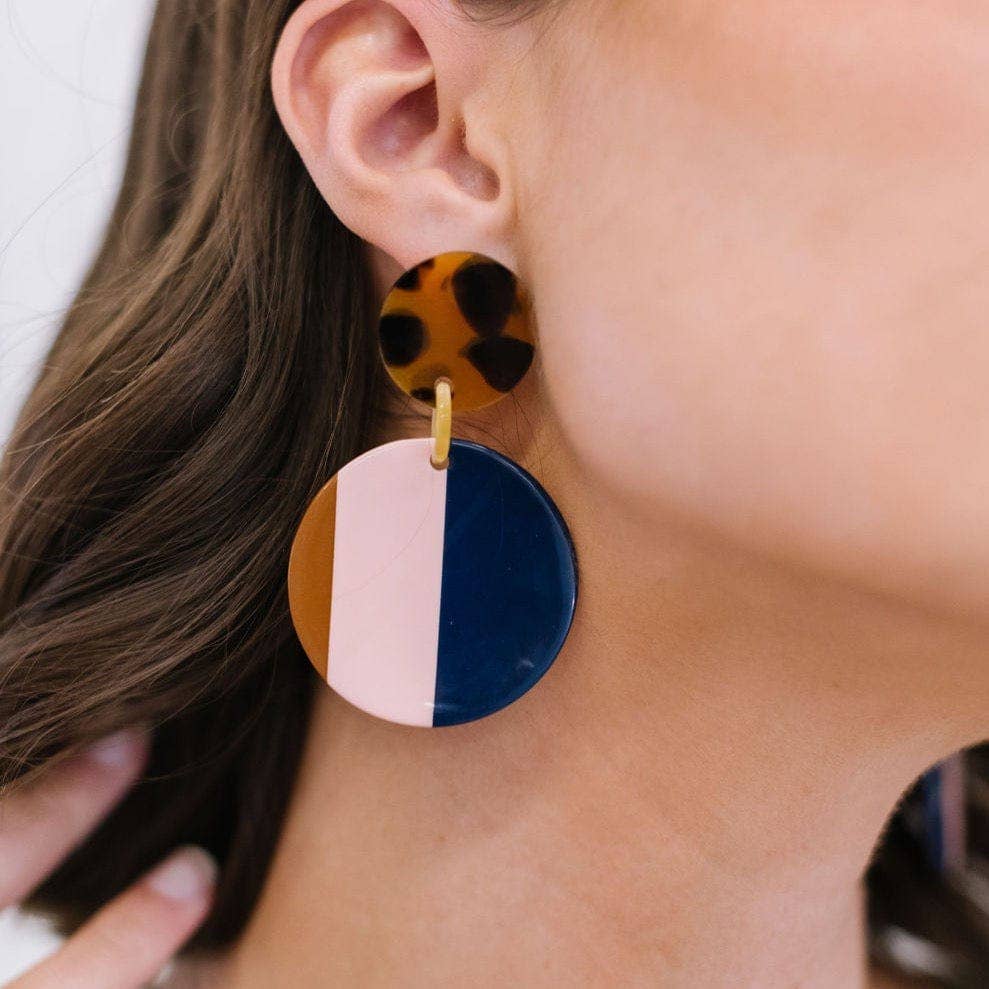 Zilker Circle Earrings-Sunshine Tienda