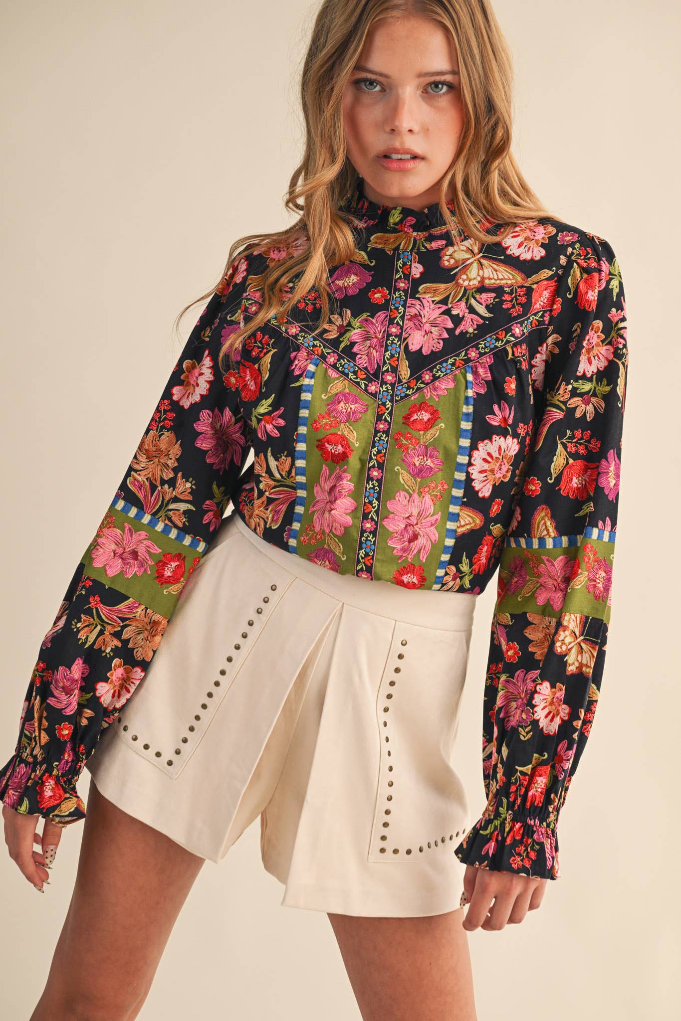 Celia Printed Top
