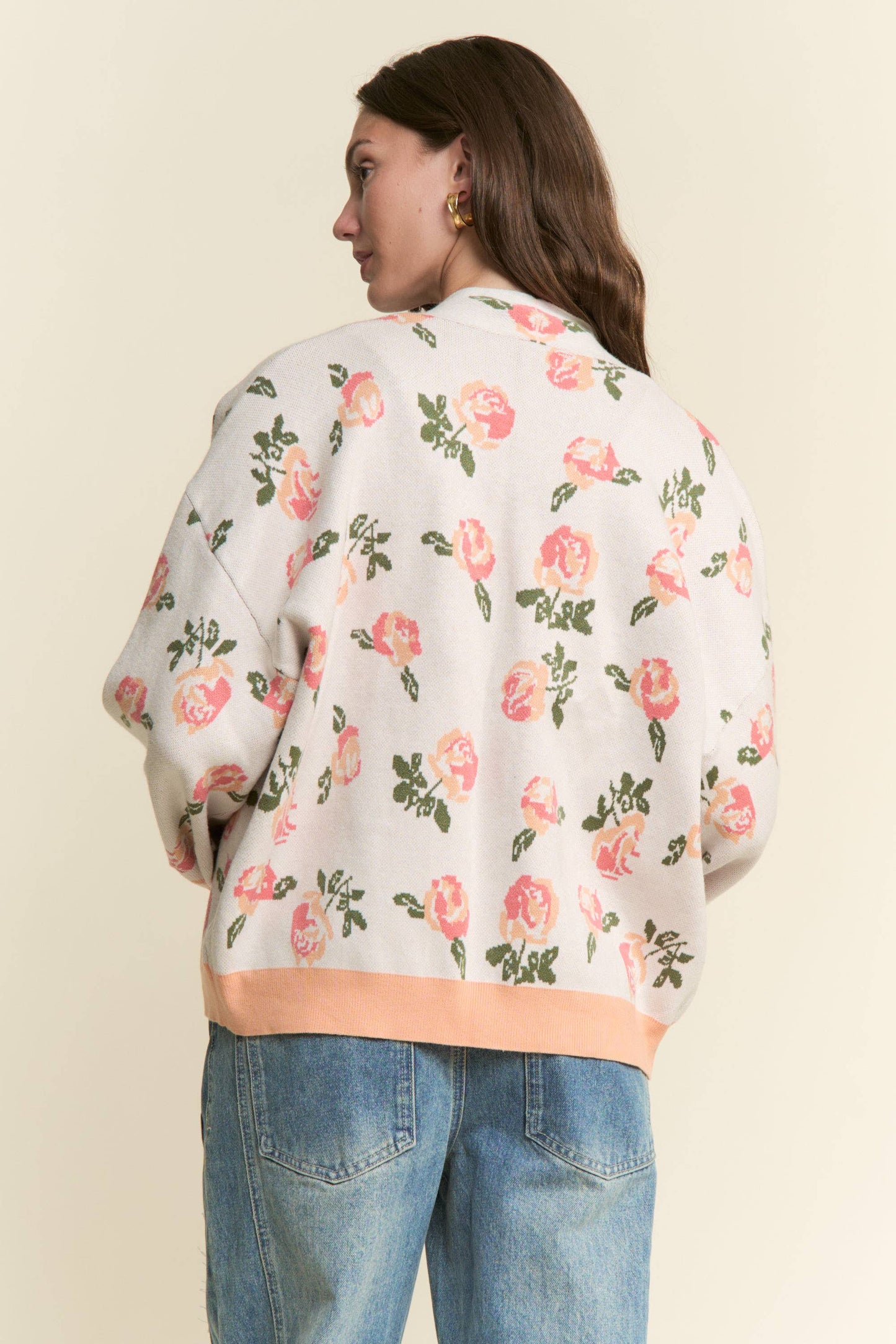 Rosie Apricot Cardigan