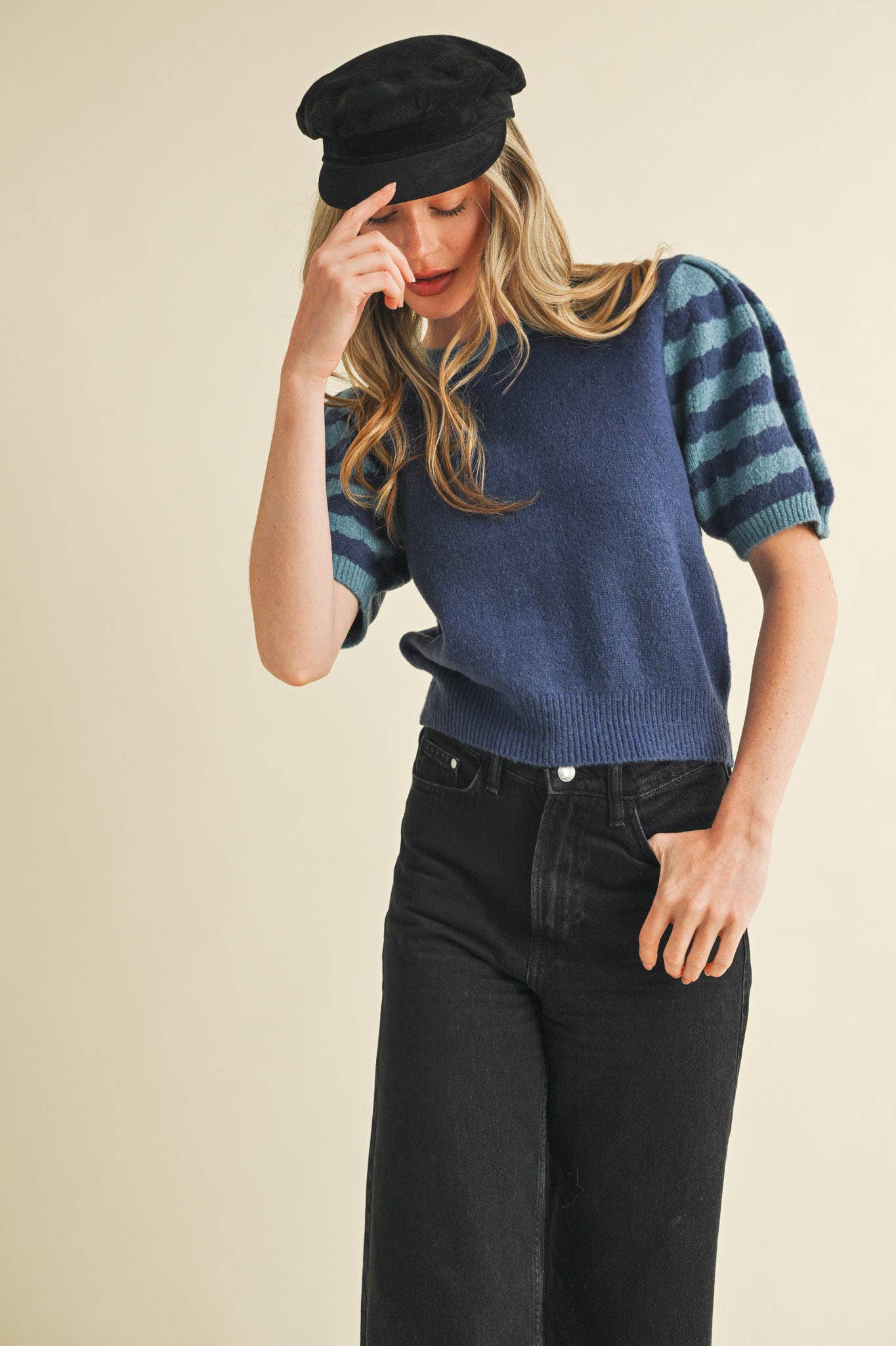 Indy Striped Sweater Top