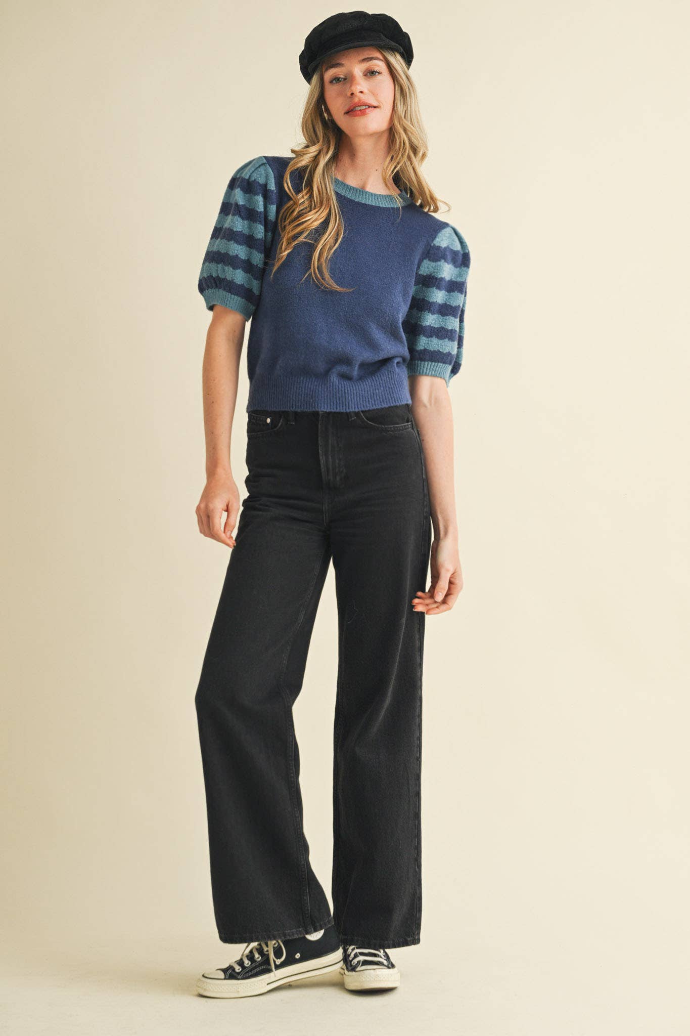 Indy Striped Sweater Top