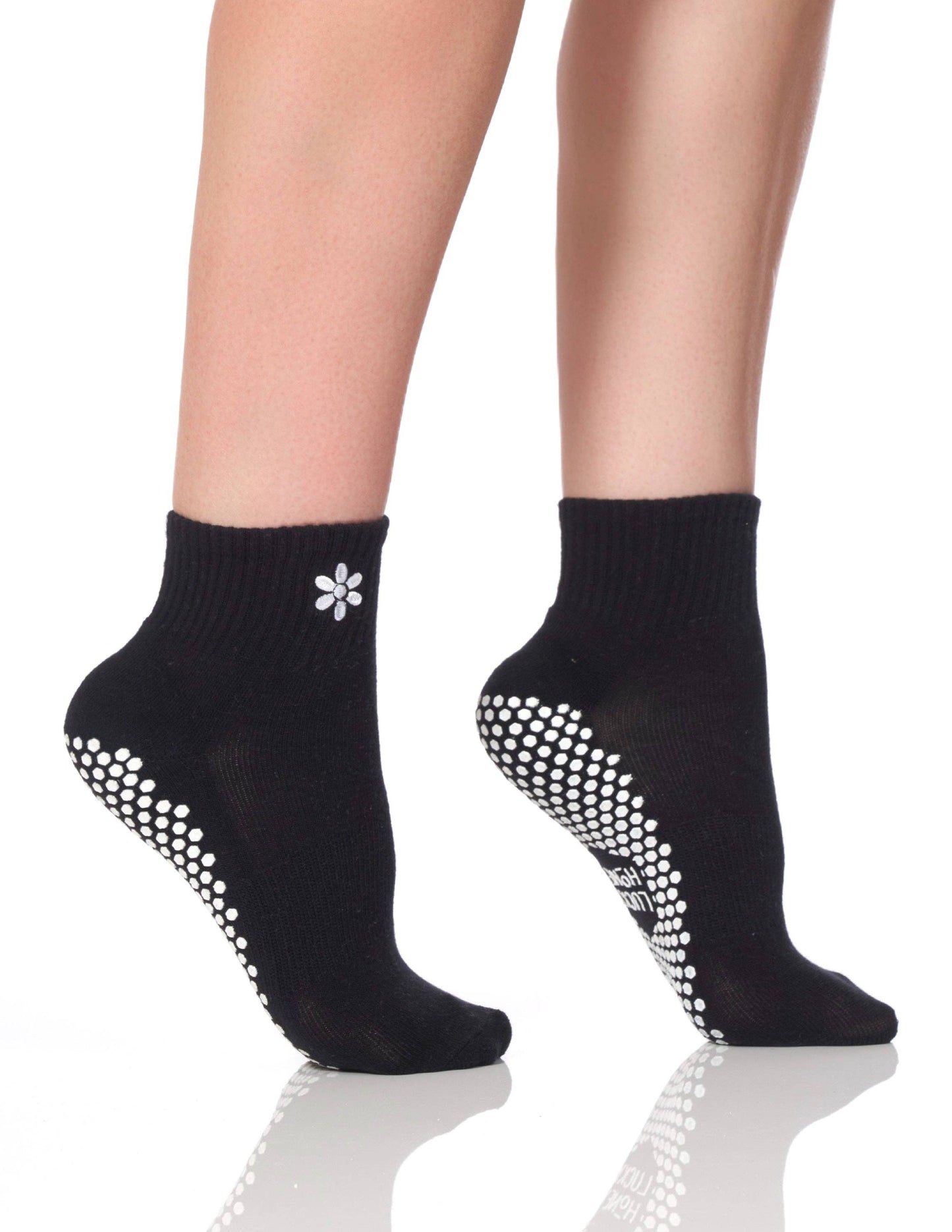 The Harlow Daisy Pilates Socks-2 colors