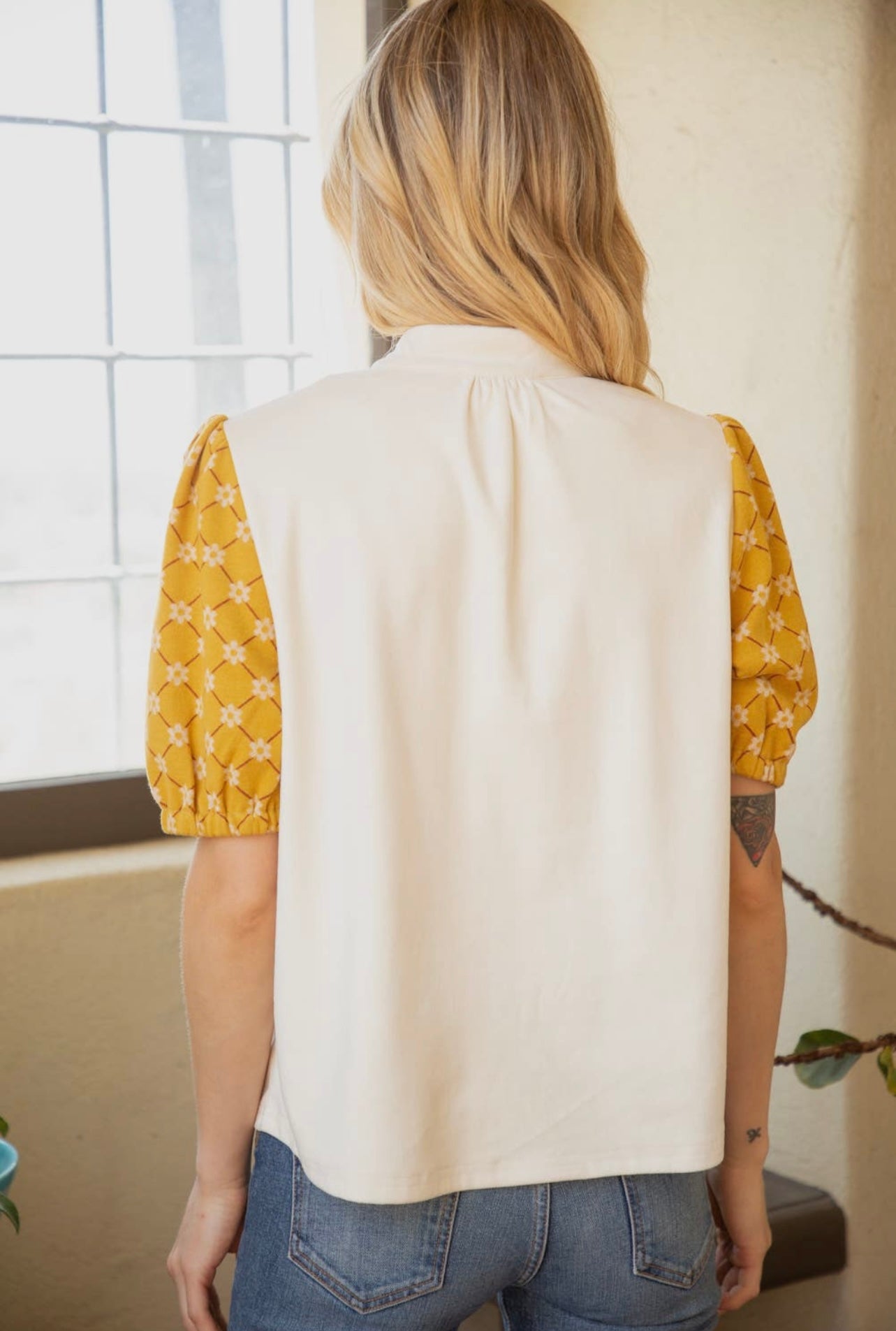 Sweetheart Tie Front Neck Suede Top