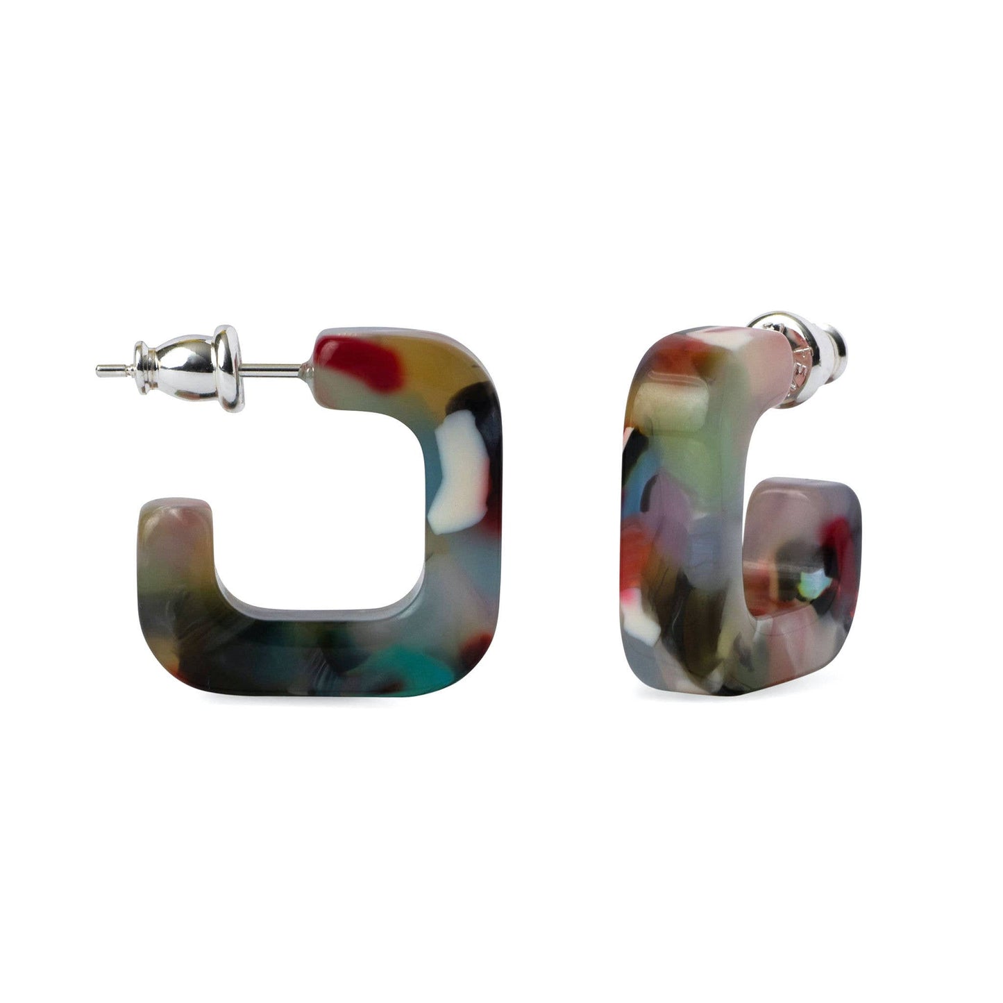 Mini Geo Hoops (3 colors)