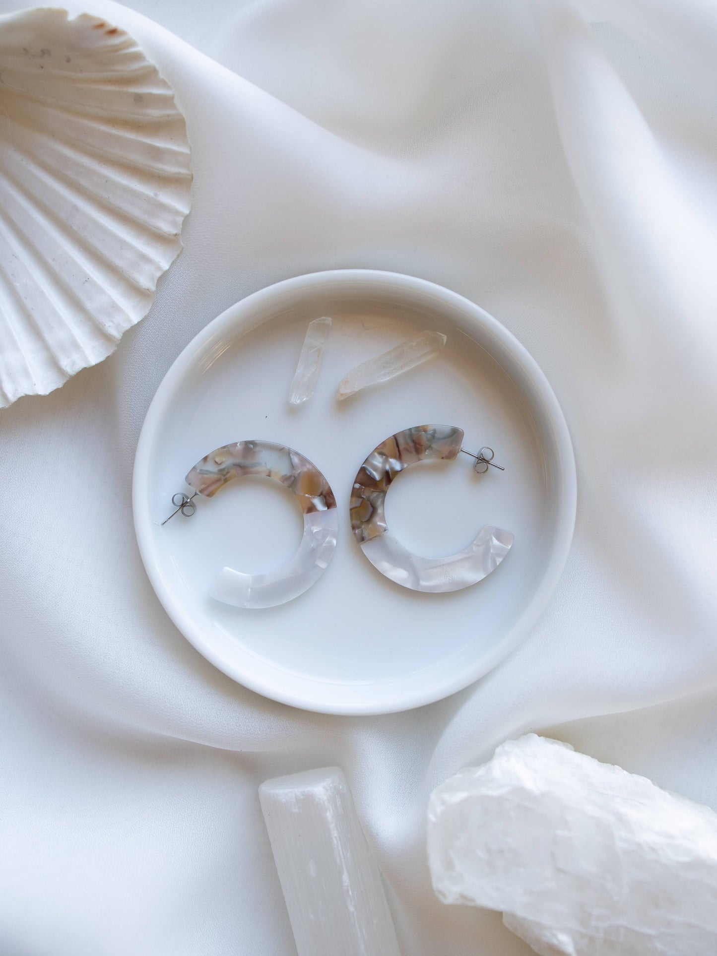 Roza Hoop Earrings