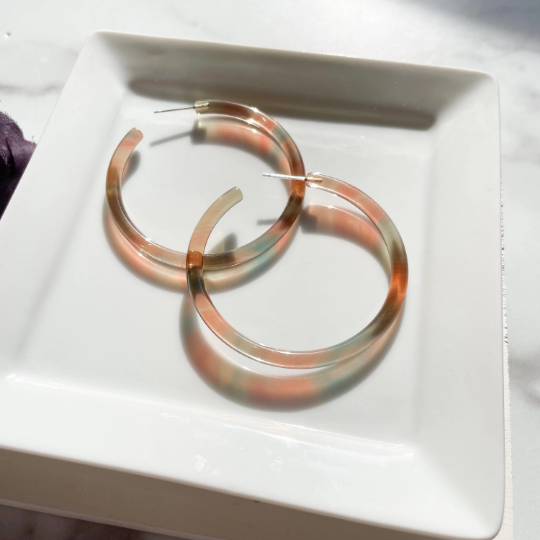 Magic Hour Hoop Earrings