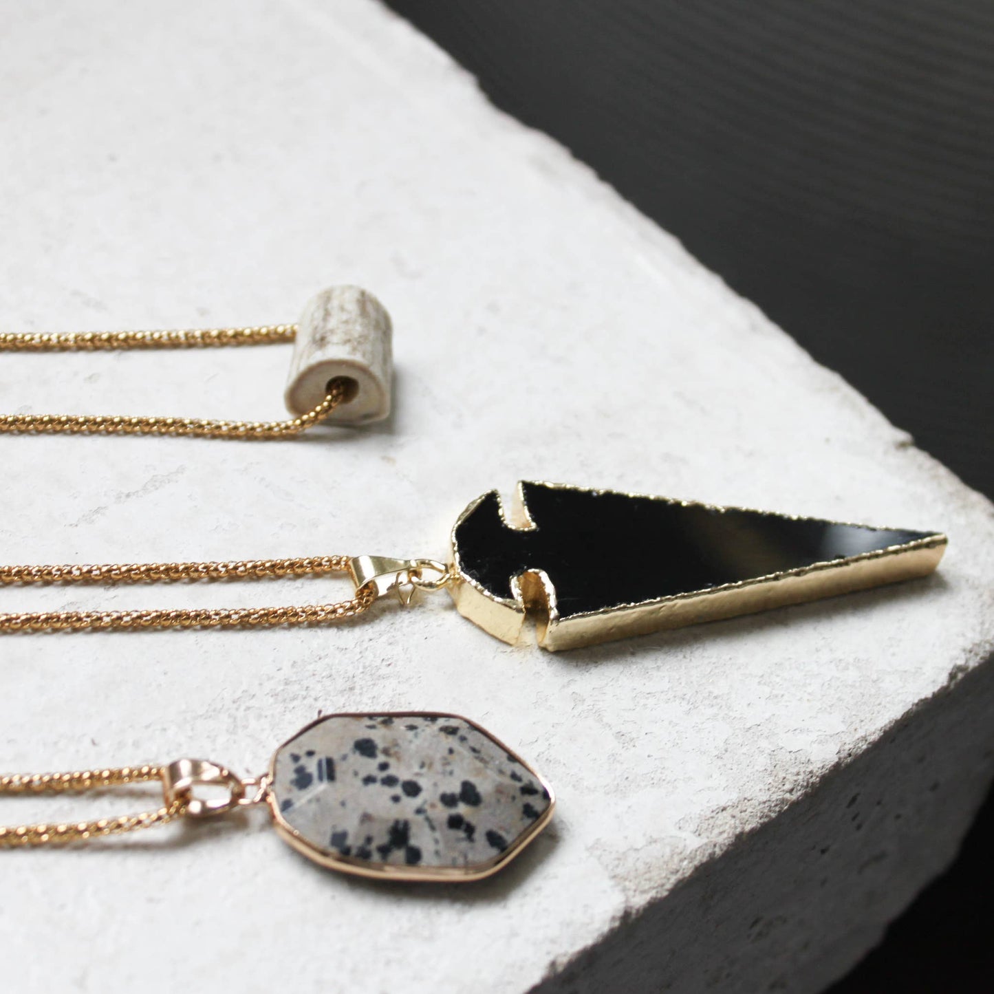 Dalmatian Jasper Pendant Necklace