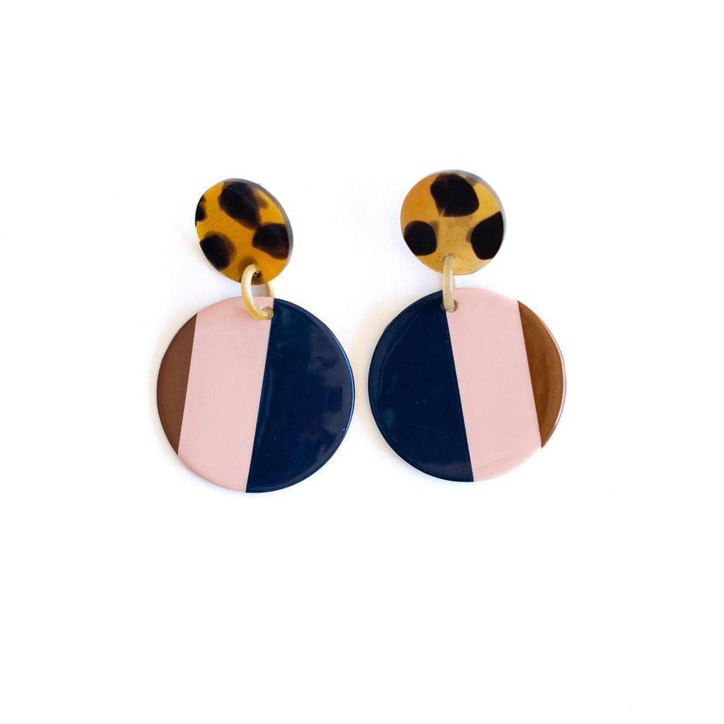 Zilker Circle Earrings-Sunshine Tienda