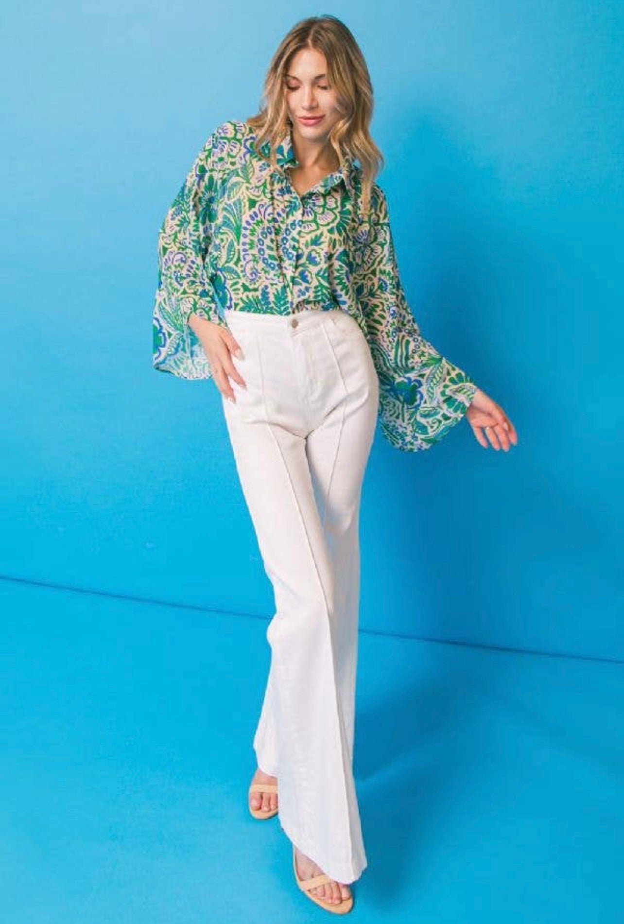 Nature’s Bounty Printed Top