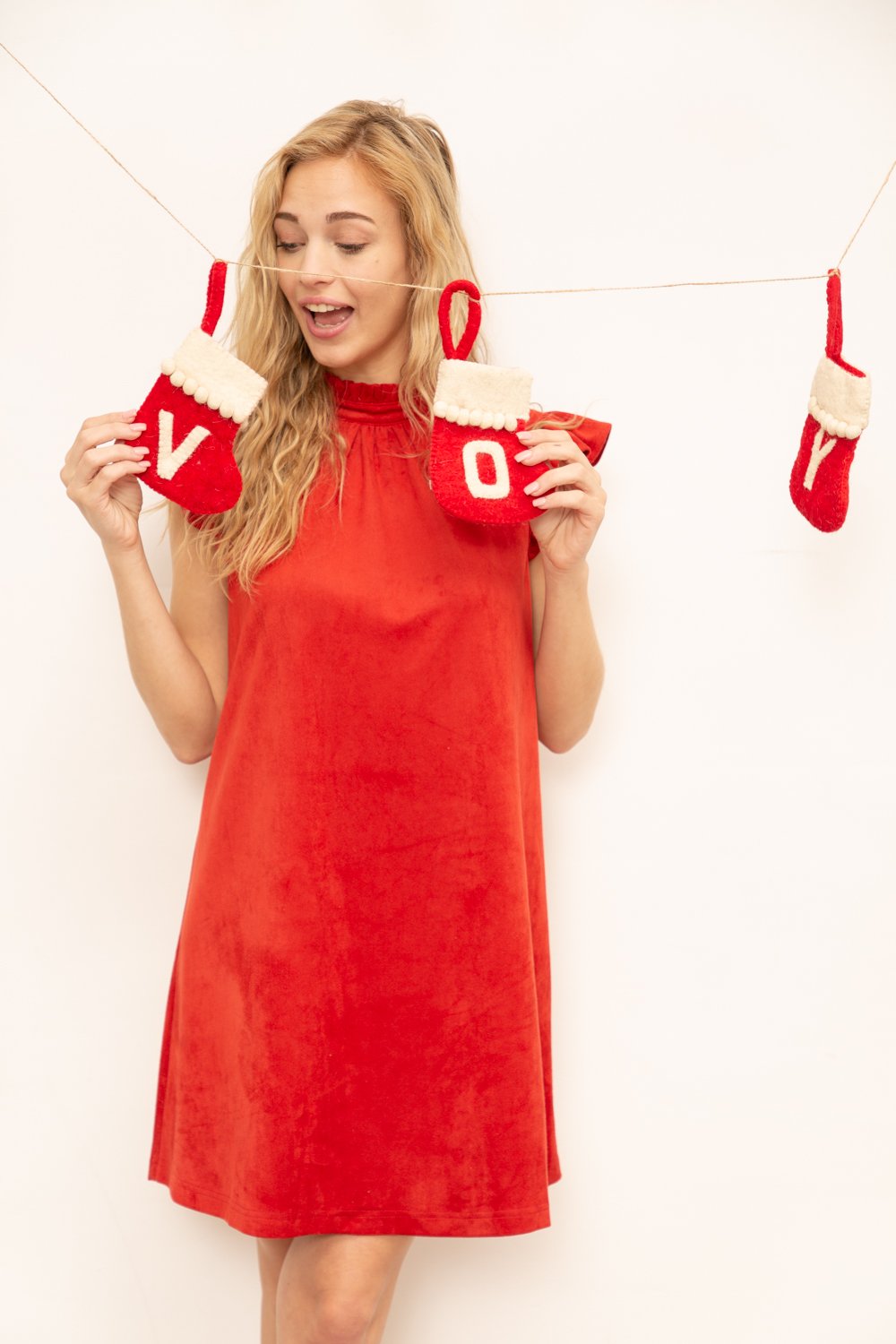 Wila Ruffle Sleeve Dress