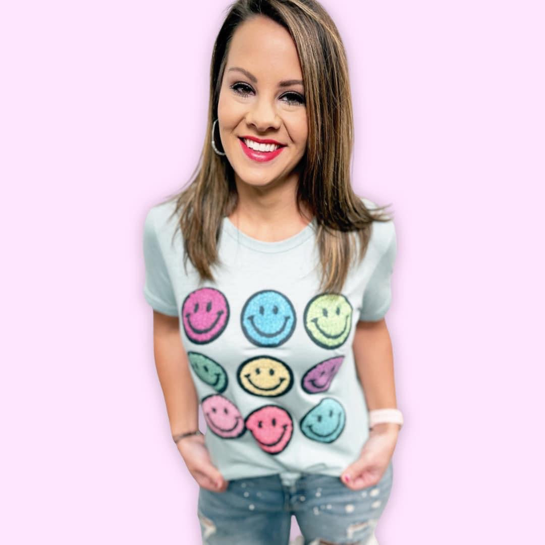 Colorful Smile Graphic Tee