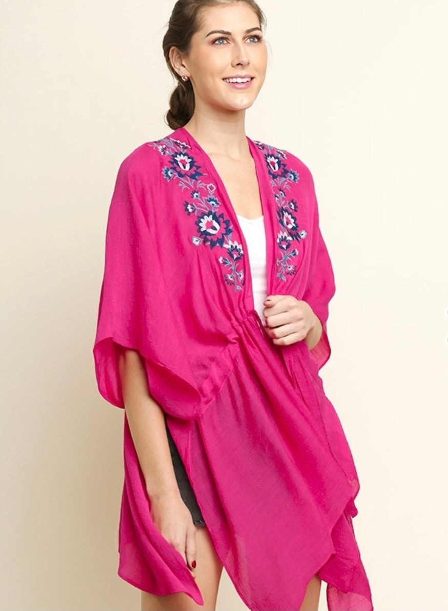 Summer Daze Embroidered Kimono