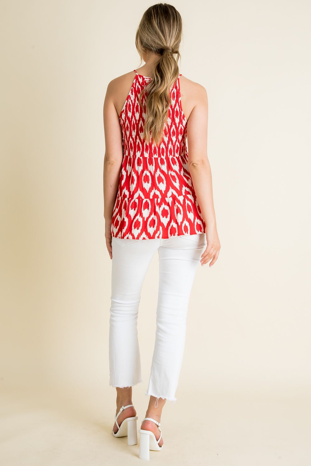 Stay With Me Printed Top-THML