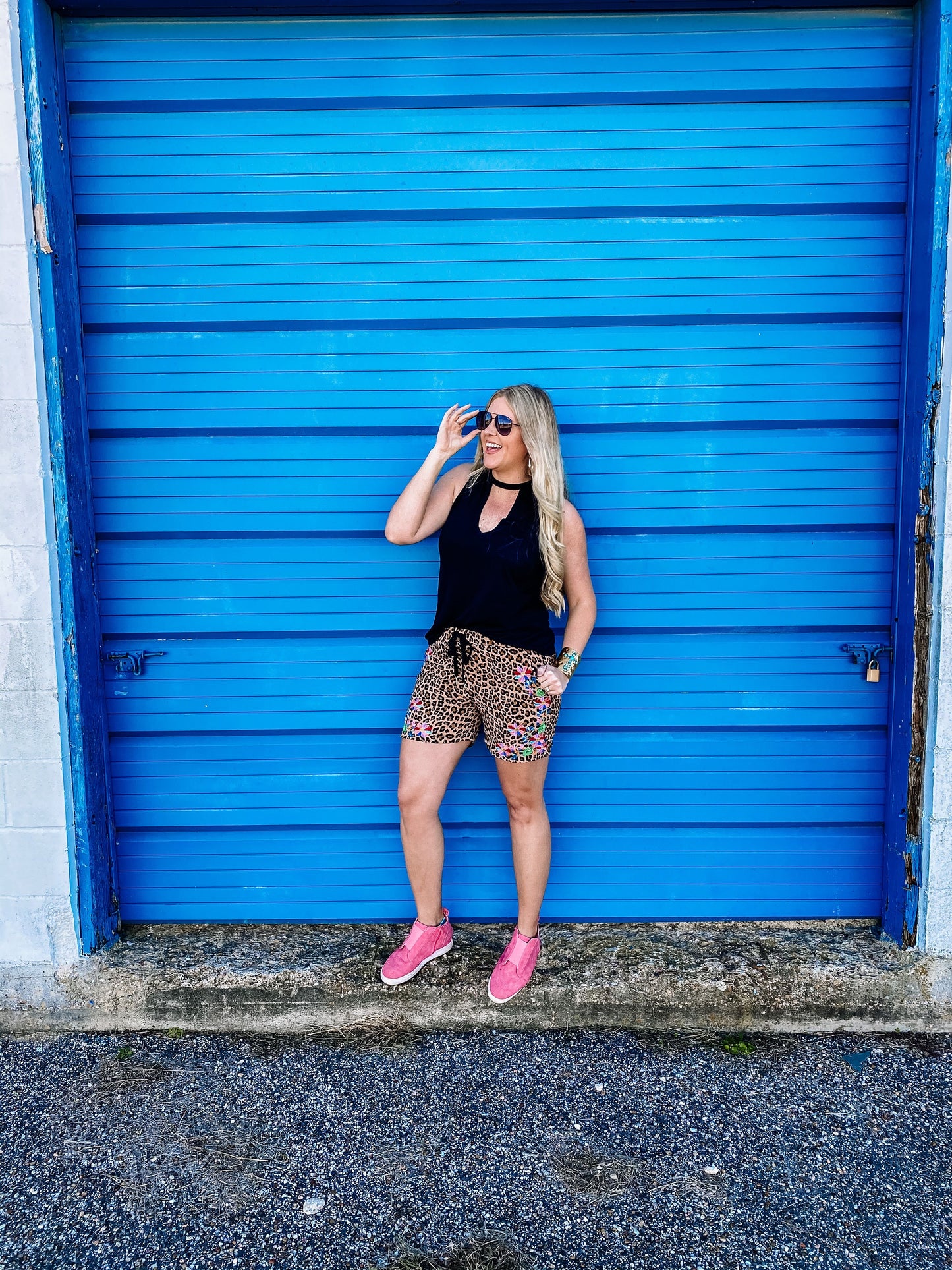 Ready for Anything Leopard Shorts
