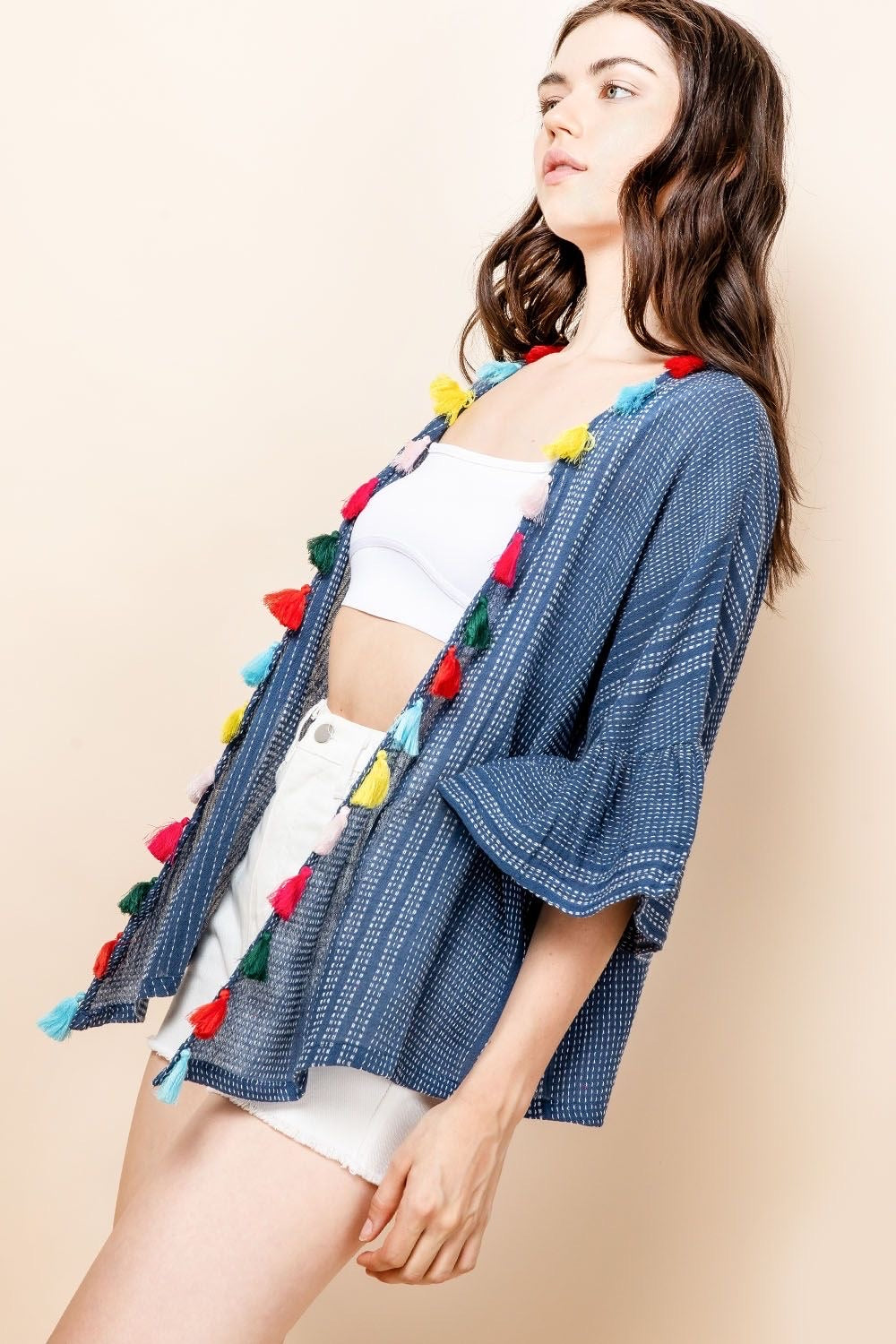 Happy Tassels Kimono-THML