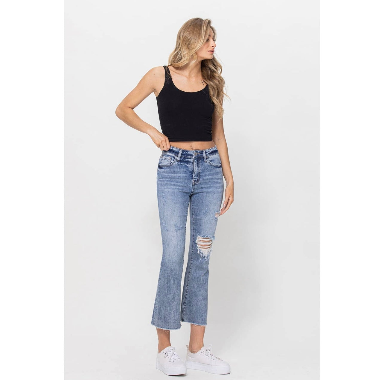 Most Likely Ankle Flare Jeans