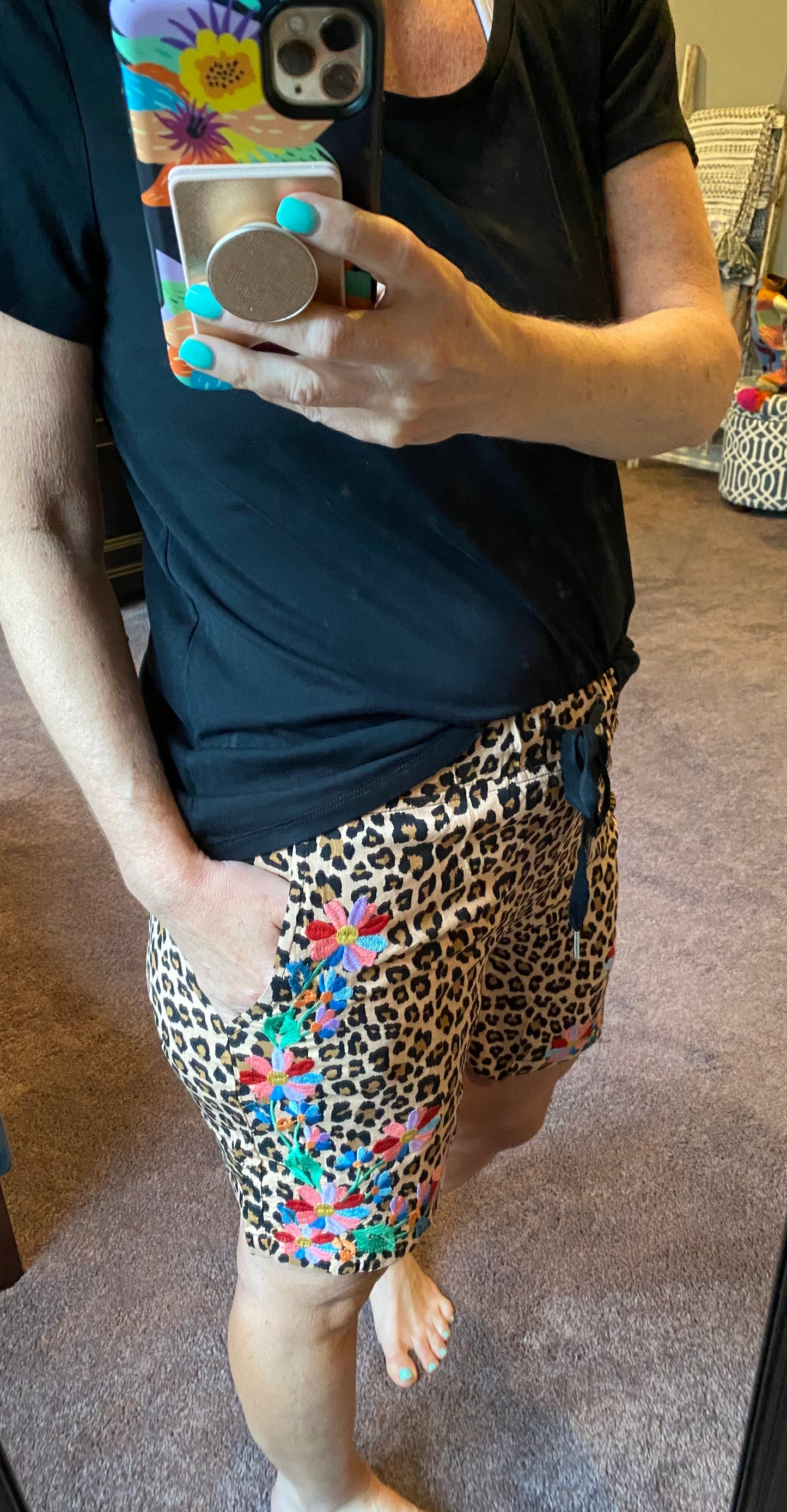 Ready for Anything Leopard Shorts