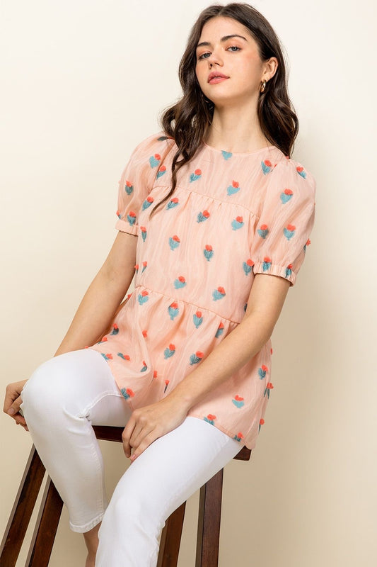 Budding Beauty Top-THML