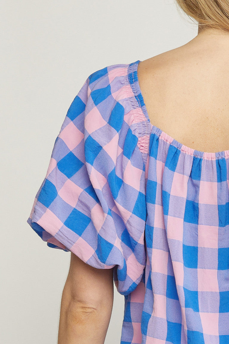 Clear Vision Gingham Top