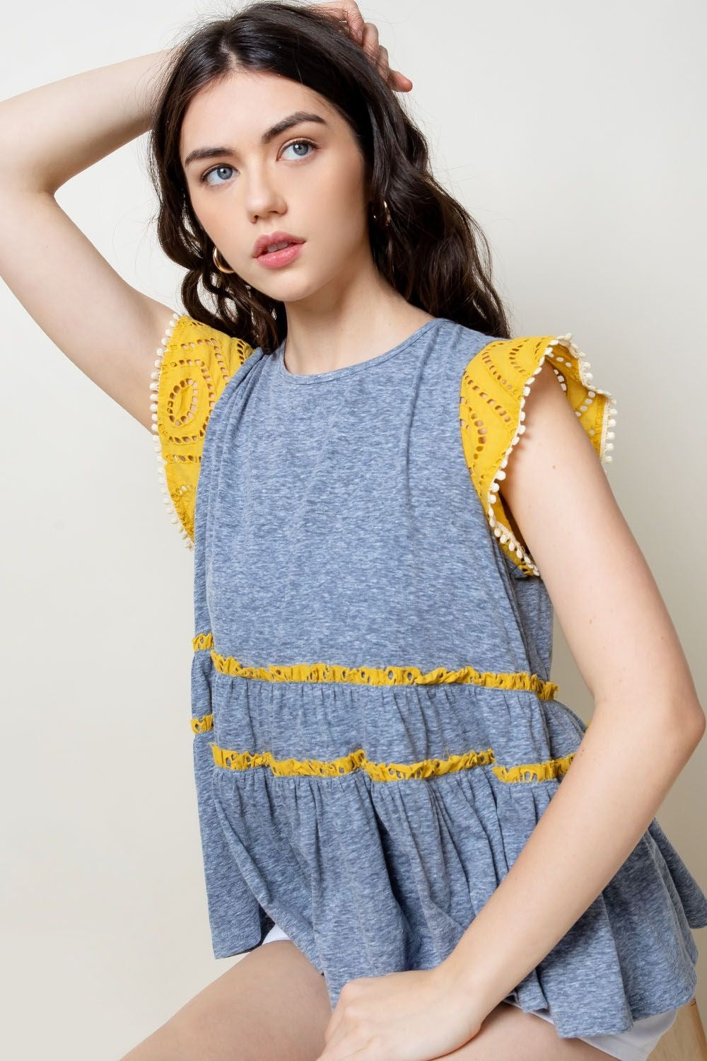 Brown Eyed Girl Knit Top-THML