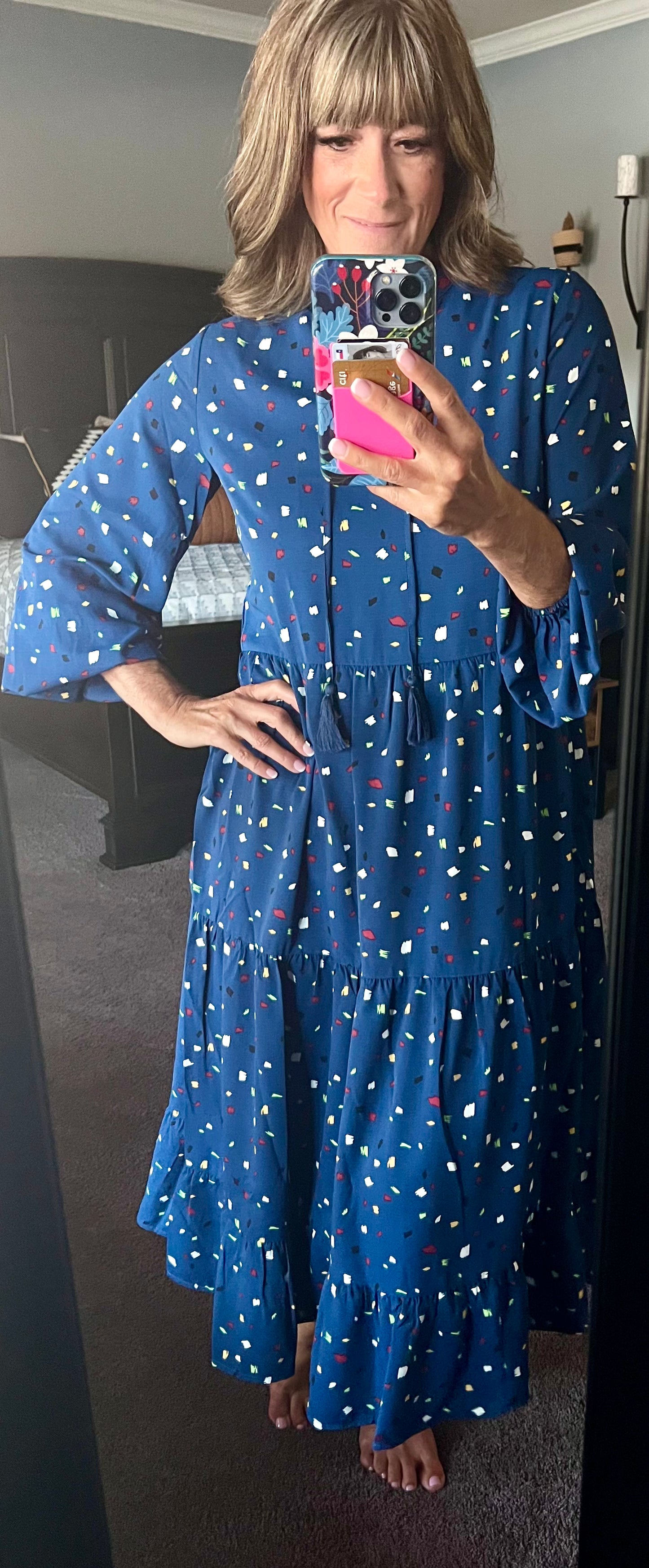 Bristy Confetti Maxi Dress