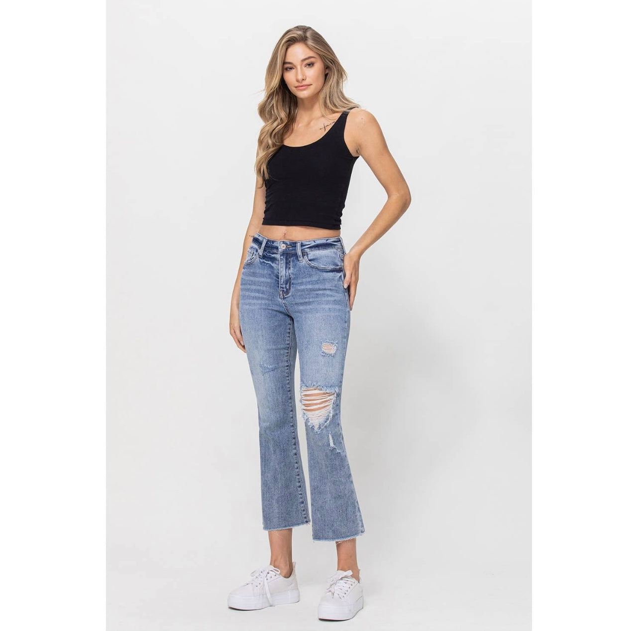 Most Likely Ankle Flare Jeans